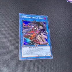 Yu-Gi-Oh! TCG Ragnaraika Chain Coils 1st Edition LEDE-EN049 Super Rare NM - Image 1