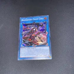 Yu-Gi-Oh! TCG Ragnaraika Chain Coils 1st Edition LEDE-EN049 Super Rare NM - Image 7