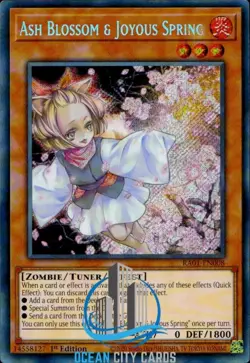 Yugioh Ash Blossom & Joyous Spring RA01-EN008 Secret Rare 1st Edition - Image 3