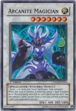 Heavy Play x 1 Arcanite Magician - CRMS-EN043 - Super Rare - Unlimited Edition C - Image 1