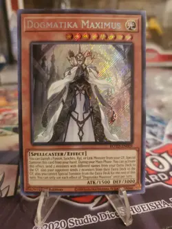 Yugioh Dogmatika Maximus ROTD-EN009 Rise of the Duelist 1st Edition Secret Rare - Image 1