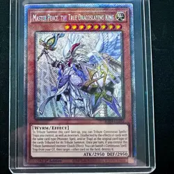 Yu-Gi-Oh! TCG: Master Peace True Dracoslaying King RA04-EN283 Platinum Secret MT - Image 5
