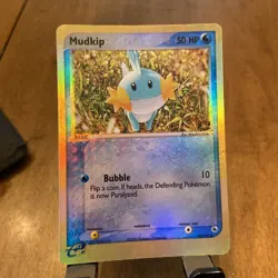 Pokemon Card Mudkip 59/109 Common Reverse Holo Ex Ruby & Sapphire  - Image 1