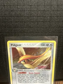 PokÃ©mon Pidgeot TCG EX FireRed & LeafGreen Holo Card 10/112 Rare ( LP ) - Image 2
