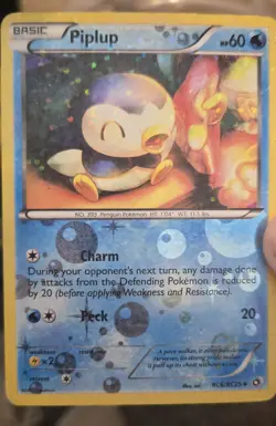 Piplup RC6/RC25 Uncommon Legendary Treasures: Radiant Collection PokÃ©mon Card - Image 1