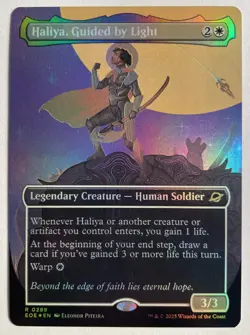 Haliya, Guided by Light (0289) (Borderless Foil) Edge of Eternities - MTG - Image 1