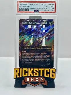 2025 MTG FF Sephiroth, Fabled Soldier, One-Winged Angel SURGE Foil 0527 PSA 10 - Image 1