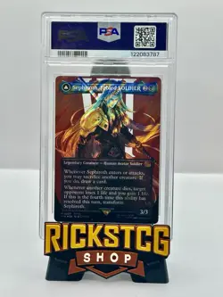 2025 MTG FF Sephiroth, Fabled Soldier, One-Winged Angel SURGE Foil 0527 PSA 10 - Image 2