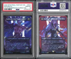 2025 MTG FF Sephiroth, Fabled Soldier, One-Winged Angel SURGE Foil 0527 PSA 10 - Image 5