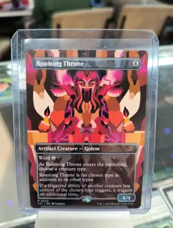 Roaming Throne (Borderless) The Lost Caverns of Ixalan Regular Mtg - Image 1