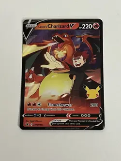 Lance's Charizard V #SWSH133 Pokemon Celebrations  NM - Image 1