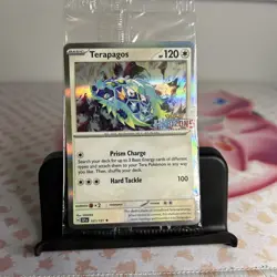 Pokemon TCG Terapagos 161/191 SPRIGATITO  GameStop Promo Stamped Sealed Horizons - Image 1