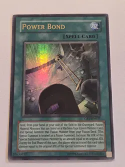 Power Bond CRV-EN037 Cybernetic Revolution Ultra Rare Yugioh Card Unlimited VLP - Image 1
