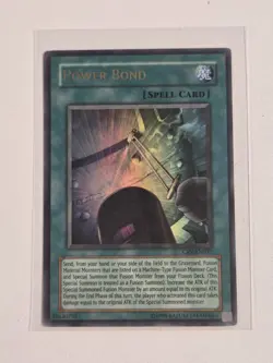 Power Bond CRV-EN037 Cybernetic Revolution Ultra Rare Yugioh Card Unlimited VLP - Image 6