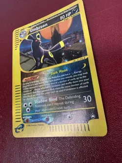 Umbreon 41/147 Reverse Holo Rare Aquapolis 2003 WOTC PokÃ©mon Card NM Clean - Image 8