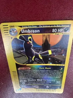 Umbreon 41/147 Reverse Holo Rare Aquapolis 2003 WOTC PokÃ©mon Card NM Clean - Image 9