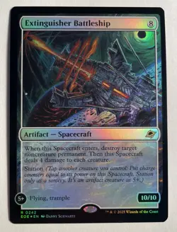 Extinguisher Battleship (0242) (Foil) Edge of Eternities - MTG - Image 1