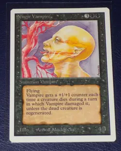 Sengir Vampire Unlimited  MTG Magic the Gathering Excellent Condition - Image 1