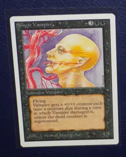 Sengir Vampire Unlimited  MTG Magic the Gathering Excellent Condition - Image 4
