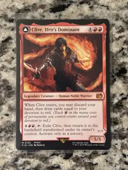 MTG - Clive, Ifrit's Dominant Final Fantasy Regular Pack Fresh - Image 1