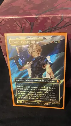 MTG Magic the Gathering Surge Foil Cloud Ex-Soldier 0210 - Image 1