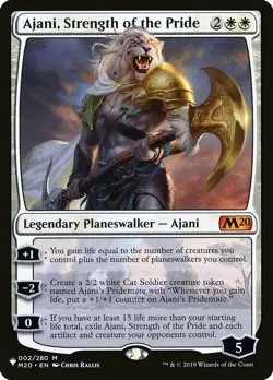 1x Ajani, Strength of the Pride - The List NM-Mint, English Mystery Booster / Th - Image 1