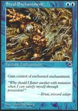 MTG magic cards 1x Steal Enchantment Tempest NM-Mint, English - Image 2