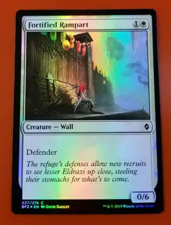 1x Fortified Rampart | FOIL | Battle for Zendikar | MTG Magic Cards - Image 5
