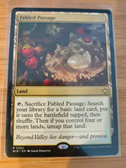 MTG Fabled Passage 0252 Bloomburrow M/NM Free UK P&P - Image 3