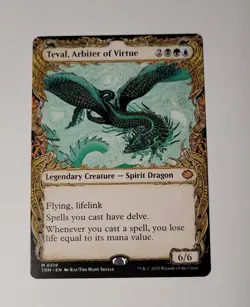 Teval, Arbiter of Virtue Showcase Tarkir: Dragonstorm Regular - Image 1
