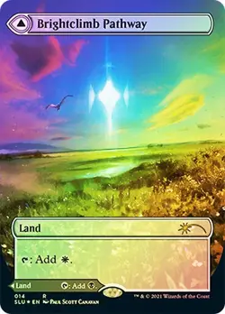 FOIL BORDERLESS Brightclimb Pathway ~ Secret Lair [ NearMint ] [ Magic MTG ] - Image 1