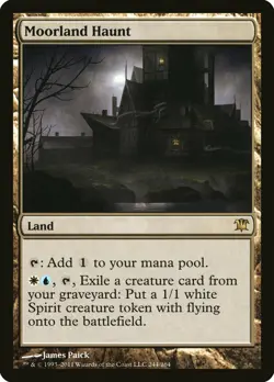 FOIL Moorland Haunt | MtG Magic Innistrad | English | Lightly Played (LP) - Image 2