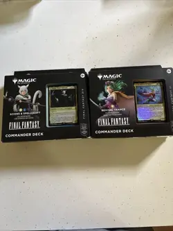 Magic The Gathering, Final Fantasy, Commander Deck Lot Of 2 Factory Seal ￼￼ - Image 1