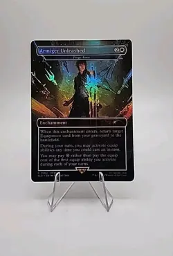 Magic the Gathering Secret Lair Final Fantasy #7002 ARMIGER UNLEASHED Foil - Image 3