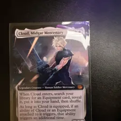 MTG: Final Fantasy - Cloud, Midgar Mercenary (Regular Extended Art) M 0427 FIN - Image 2