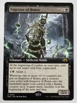 1x MTG Emperor of Bones (Extended Art) - Modern Horizons 3 (MH3) #453 - Magic - Image 3
