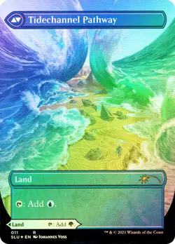 FOIL BORDERLESS Barkchannel Pathway ~ Secret Lair [ NearMint ] [ Magic MTG ] - Image 4
