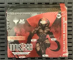 BRAND NEW! Innistrad Remastered Collector Booster Box SEALED! Serialized Card - Image 2