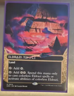 Eldrazi Temple (0014) (Borderless) Edge of Eternities: Stellar Sights Regular - Image 1