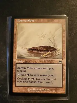 Barren Moor - Onslaught - MTG Magic - Common - Land - Image 2