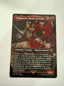 Magic The Gathering Gilgamesh, Master-at-Arms (Borderless) Final Fantasy Regular - Image 2