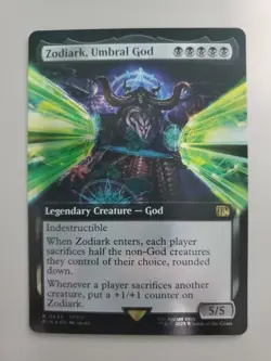 MTG Zodiark, Umbral God Final Fantasy Foil Extended Art Rare - Image 1