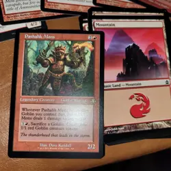 Pashalik Mons's GOBLINS Pure Red Tribal Commander Deck ALL 100 Magic Cards MTG - Image 1