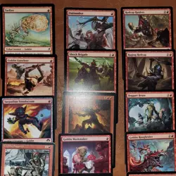 Pashalik Mons's GOBLINS Pure Red Tribal Commander Deck ALL 100 Magic Cards MTG - Image 10