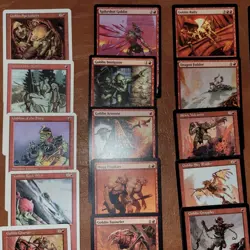 Pashalik Mons's GOBLINS Pure Red Tribal Commander Deck ALL 100 Magic Cards MTG - Image 11