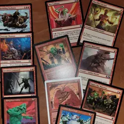 Pashalik Mons's GOBLINS Pure Red Tribal Commander Deck ALL 100 Magic Cards MTG - Image 12