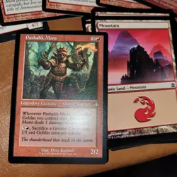 Pashalik Mons's GOBLINS Pure Red Tribal Commander Deck ALL 100 Magic Cards MTG - Image 13
