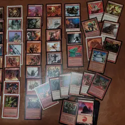 Pashalik Mons's GOBLINS Pure Red Tribal Commander Deck ALL 100 Magic Cards MTG - Image 14