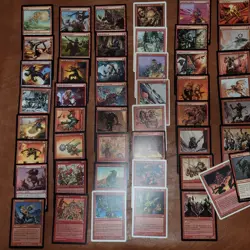 Pashalik Mons's GOBLINS Pure Red Tribal Commander Deck ALL 100 Magic Cards MTG - Image 15
