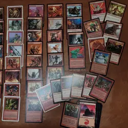 Pashalik Mons's GOBLINS Pure Red Tribal Commander Deck ALL 100 Magic Cards MTG - Image 2